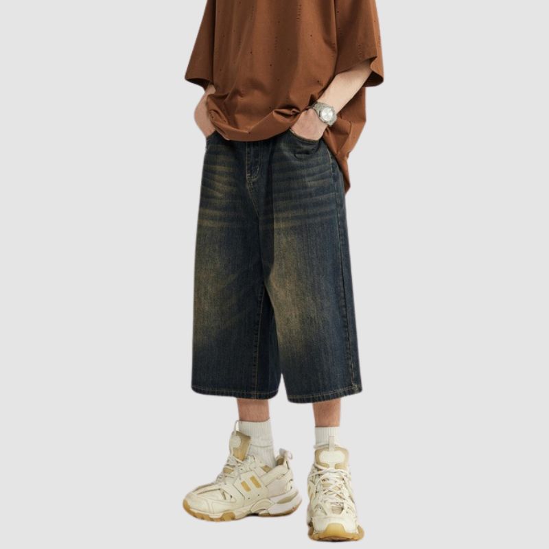 Gewaschene Jorts mit weitem Bein