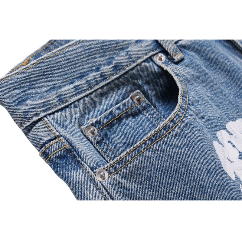 Kapok Pattern Printed Jeans