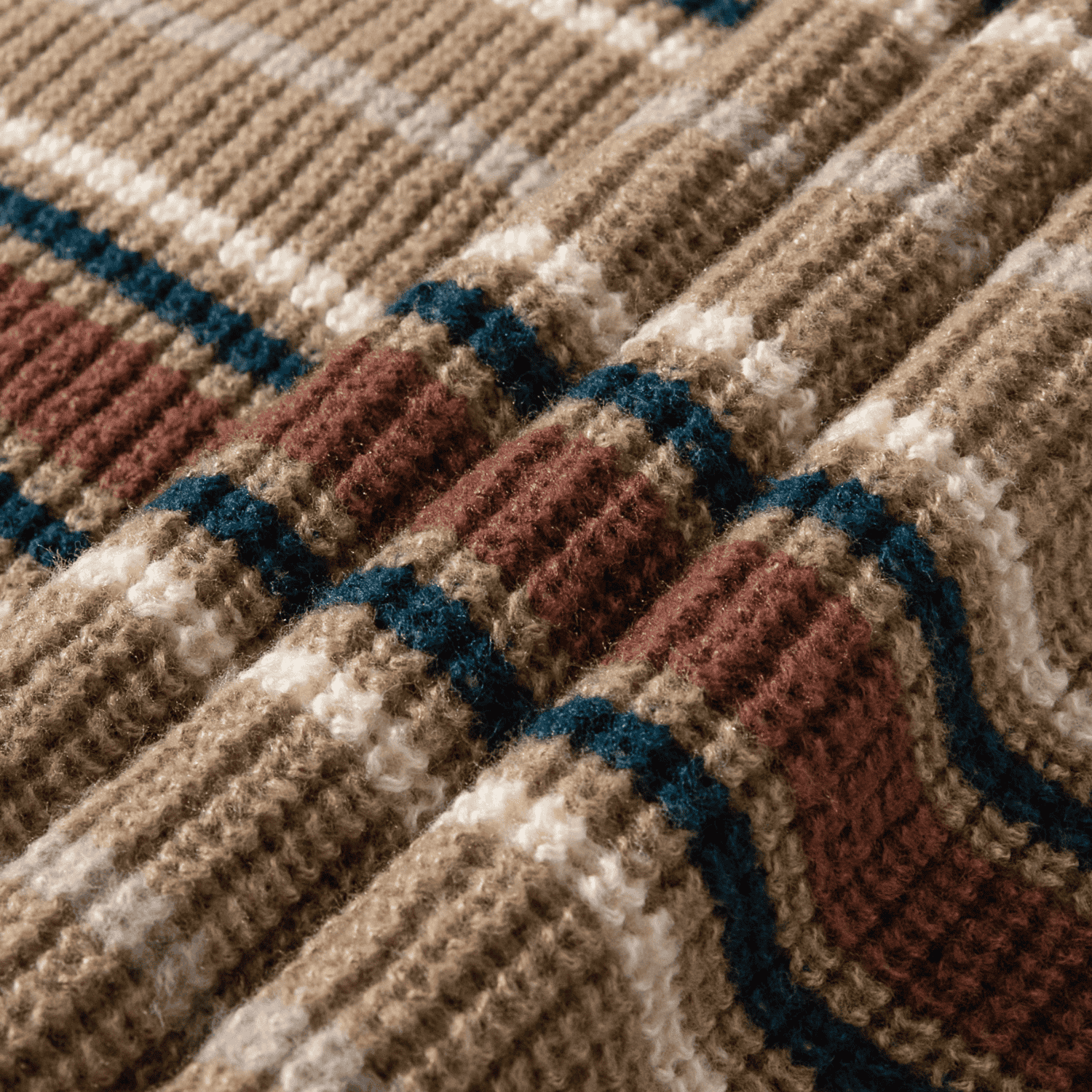 Vintage Striped Knit Sweater