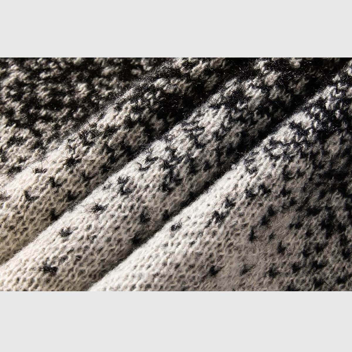 Suéter de punto con degradado ombré