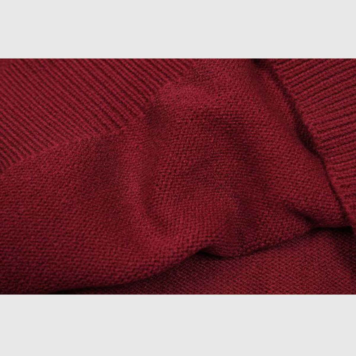 Weihnachtspullover mit Rentier-Strick