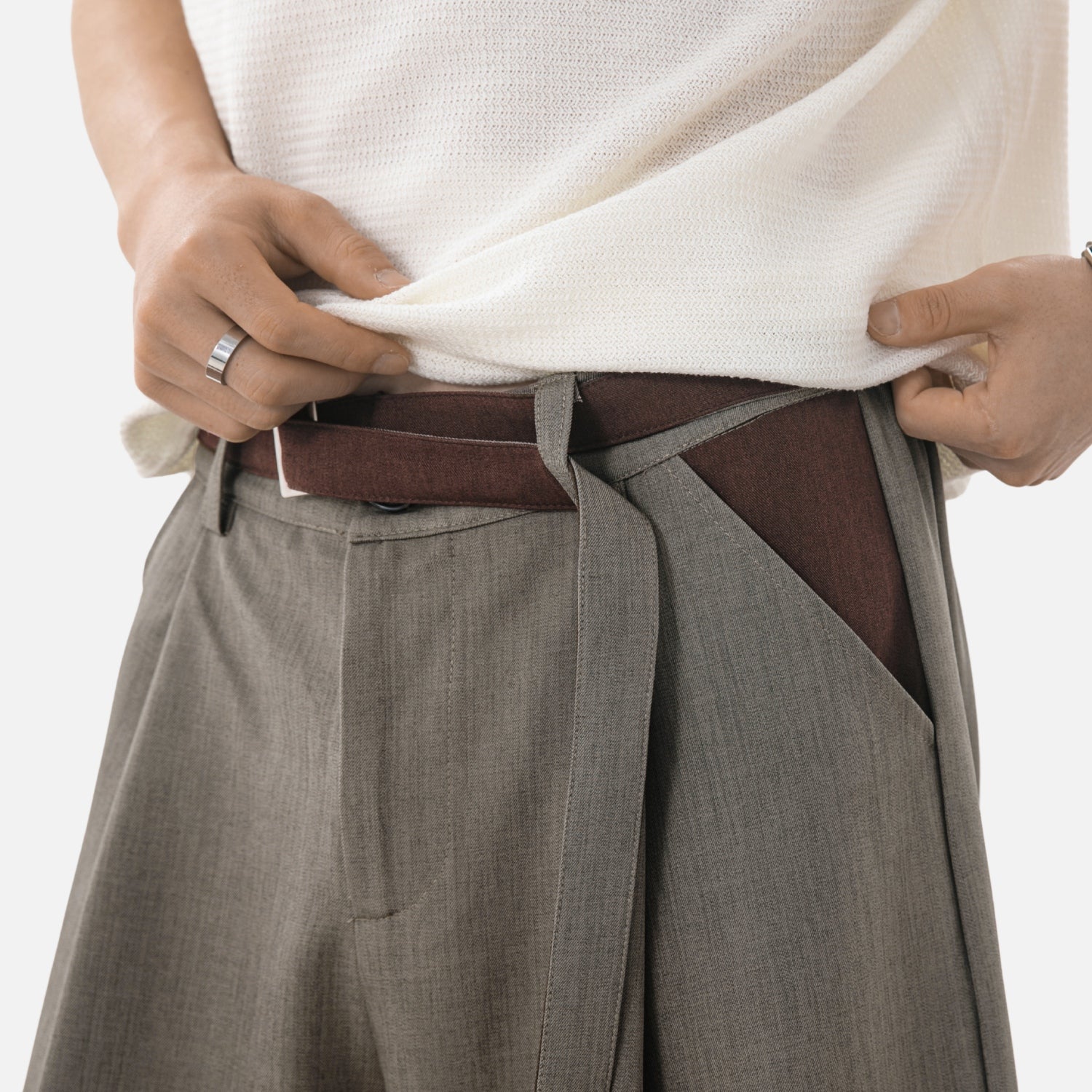 Shorts sur mesure à coupe Clean-Fit