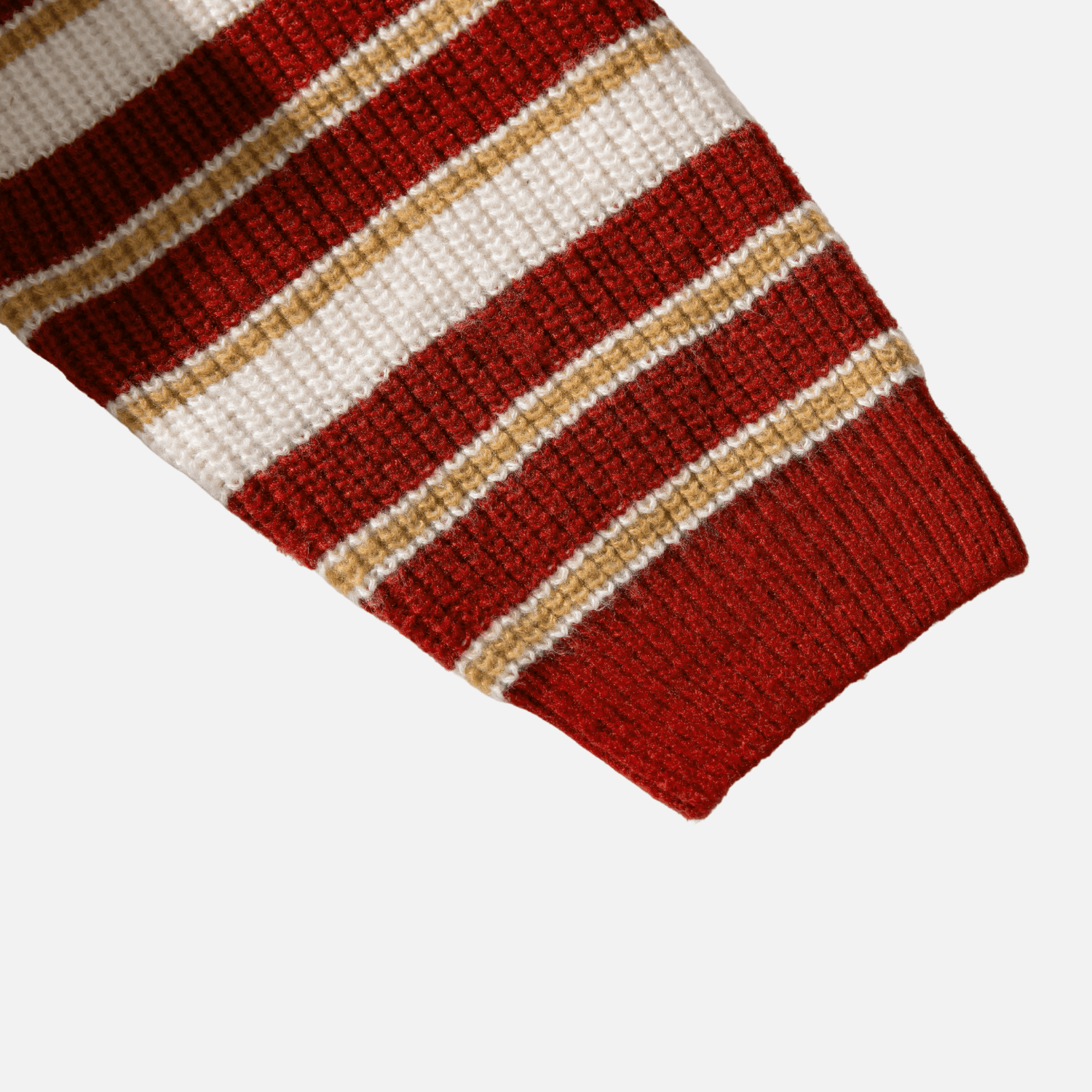 Heavyweight Striped Knit Sweater