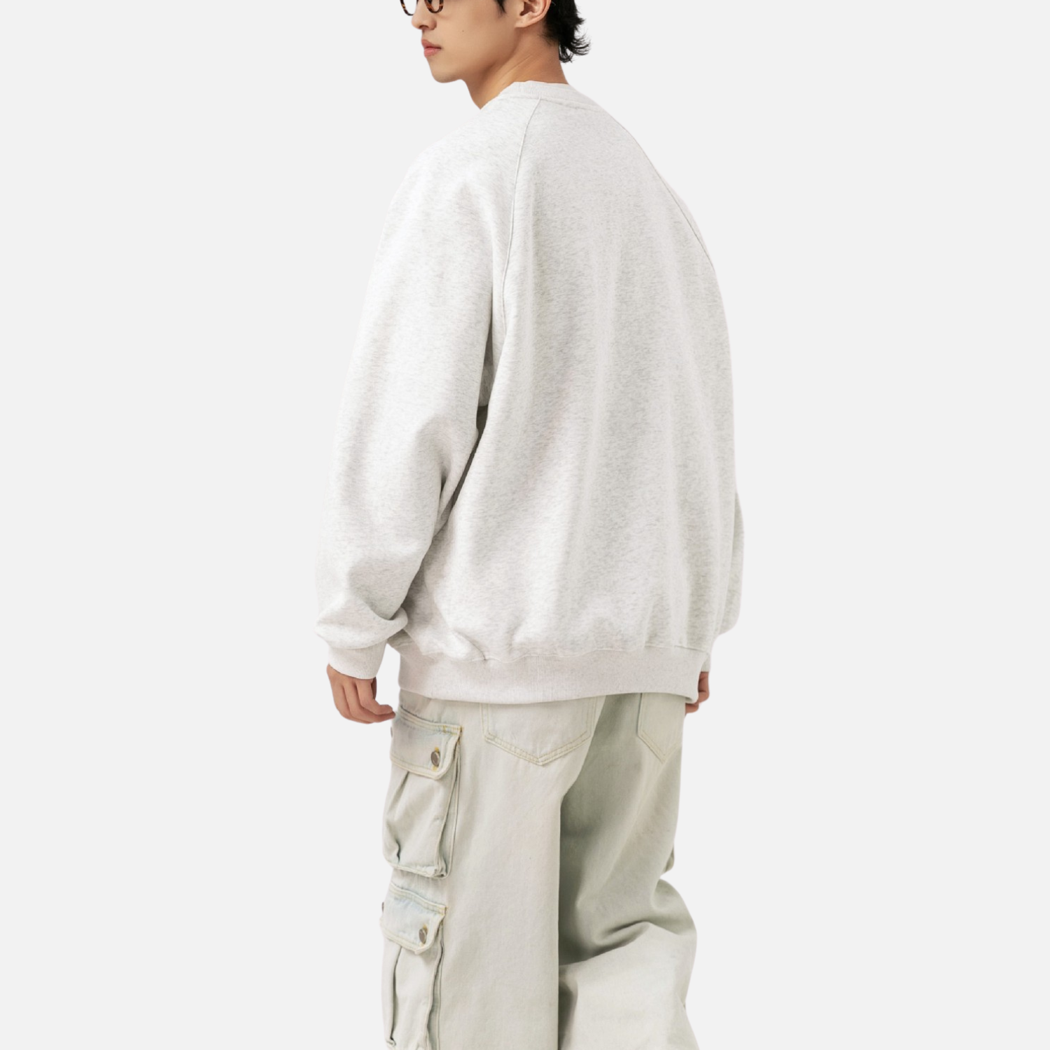 Colorblock Patchwork Crewneck Sweatshirt