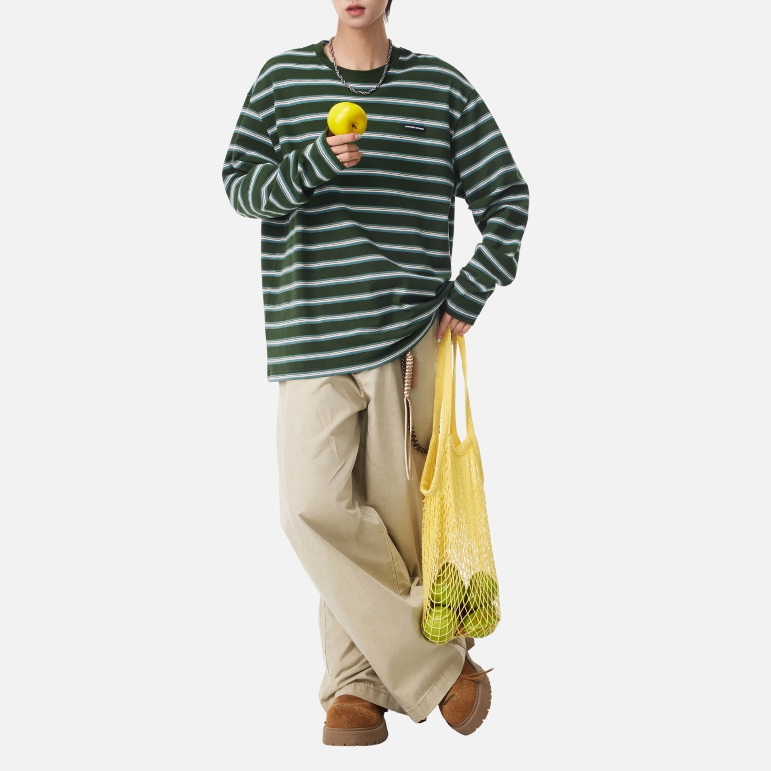 Vintage Striped Long Sleeve Tee