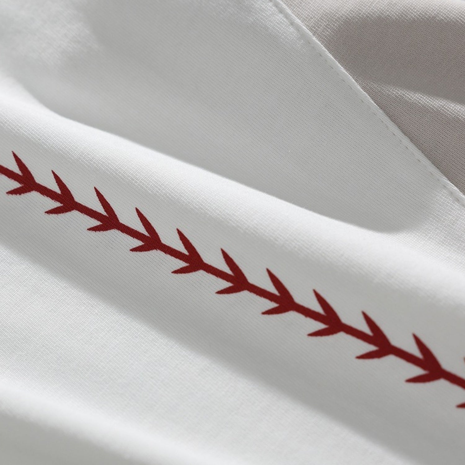 Colorblock "Baseball" Cotton Tee
