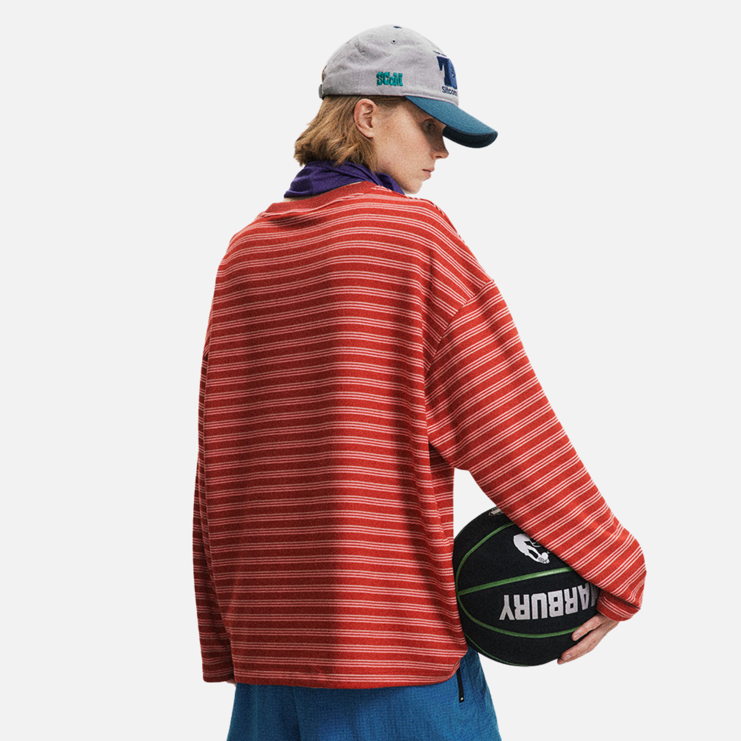 Striped Crewneck Long Sleeve Tee