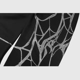 Rhinestone Spiderweb Sweatshirt Set