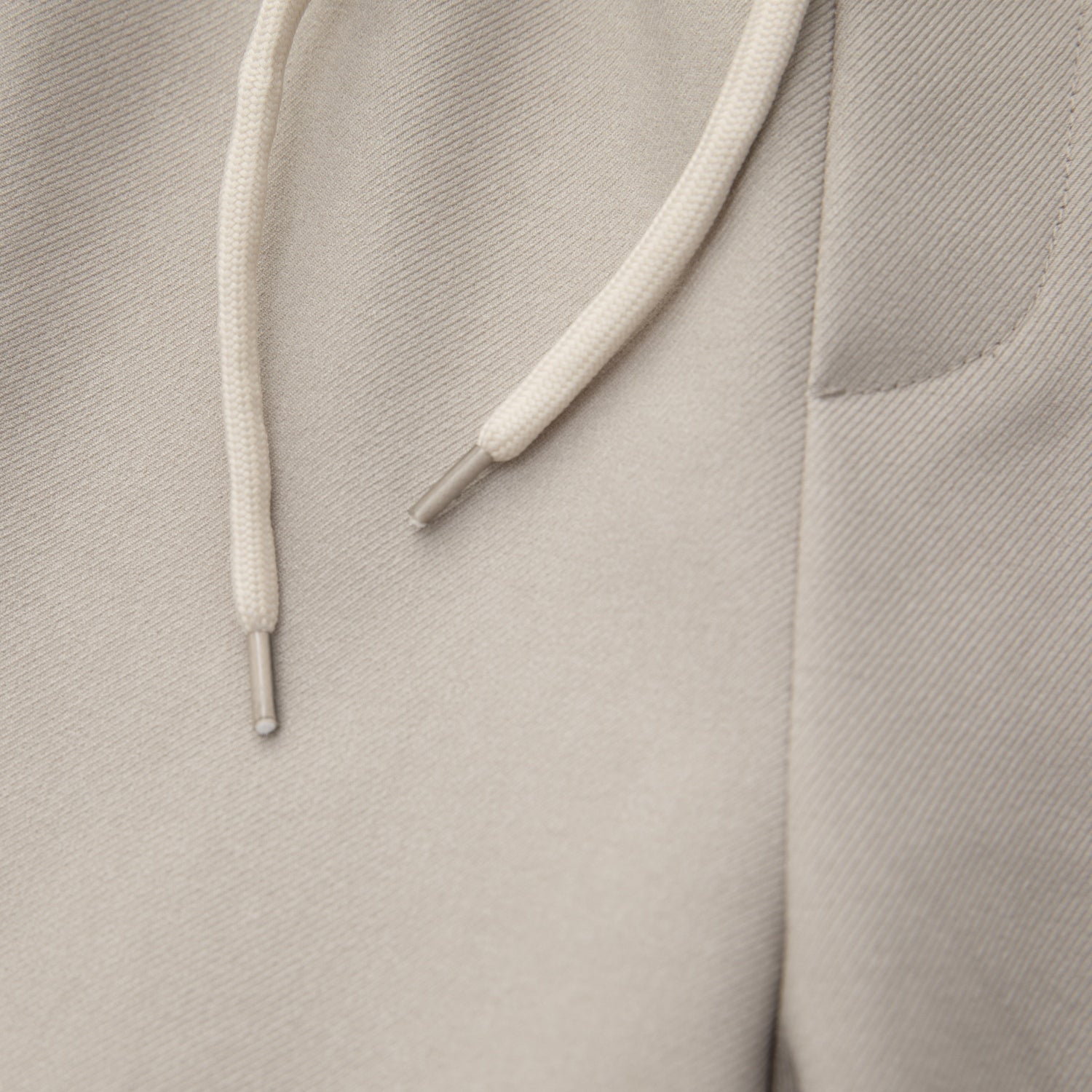 Draped Pleated Straight-Leg Trousers