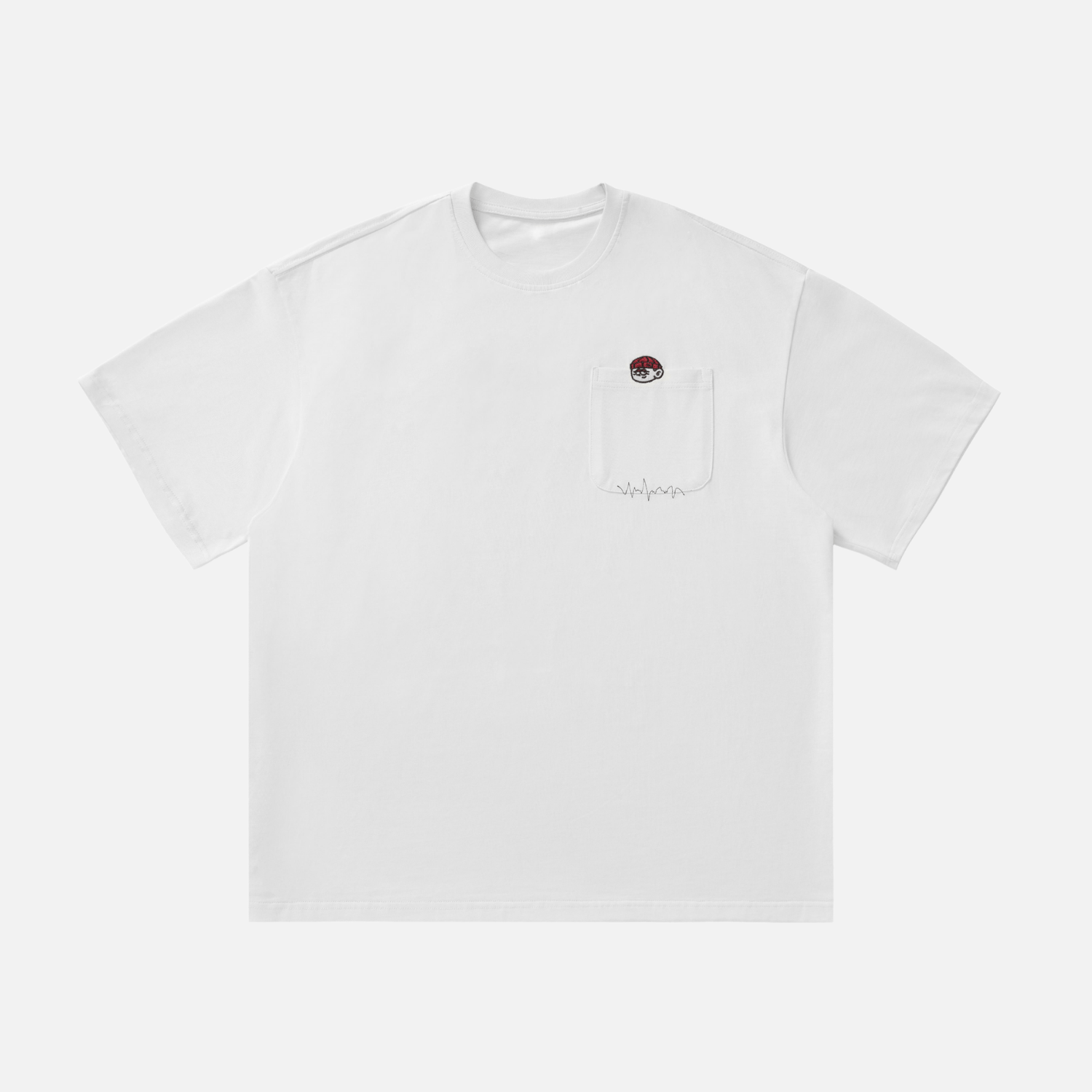 Retro Embroidery Cotton T-Shirt