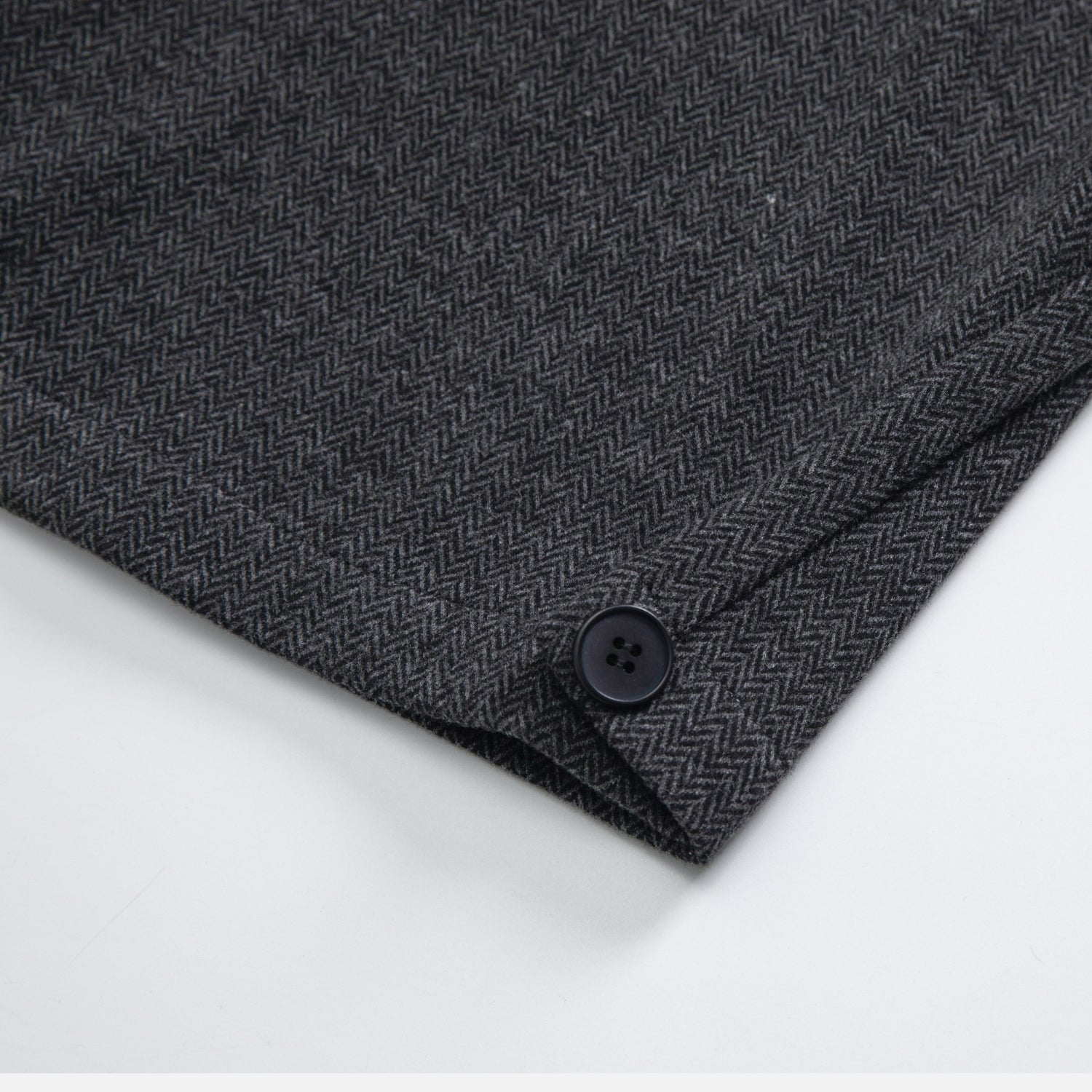 Vintage Old-Money Wool-Texture Trousers