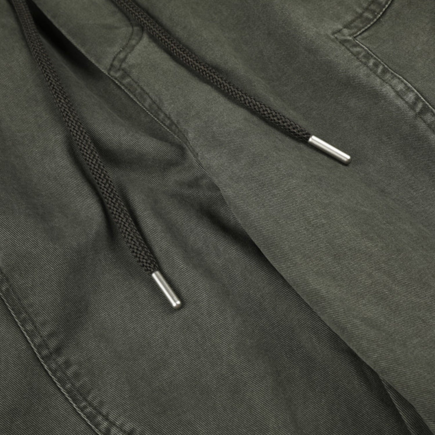 Punk-Inspired Washed Cotton Baggy Pants