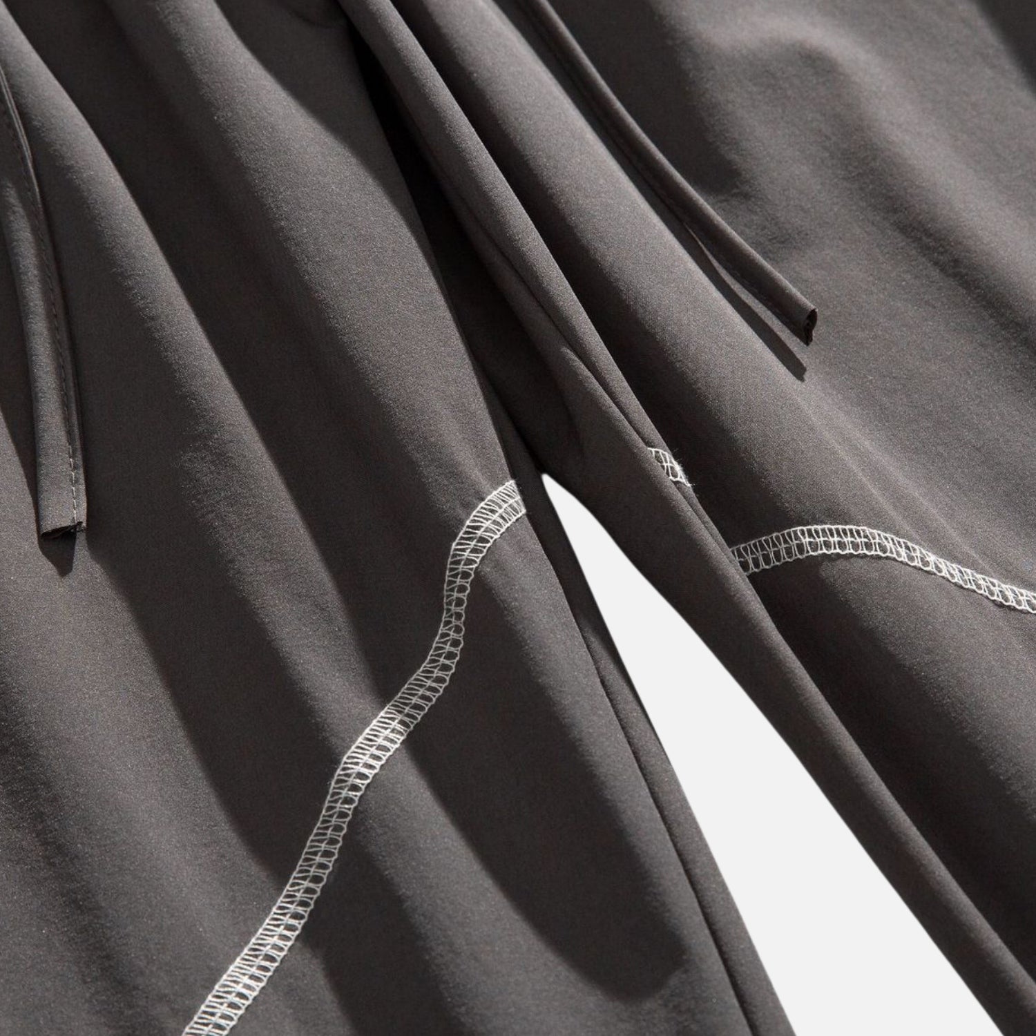 High-Street Contrast Stitch Pants