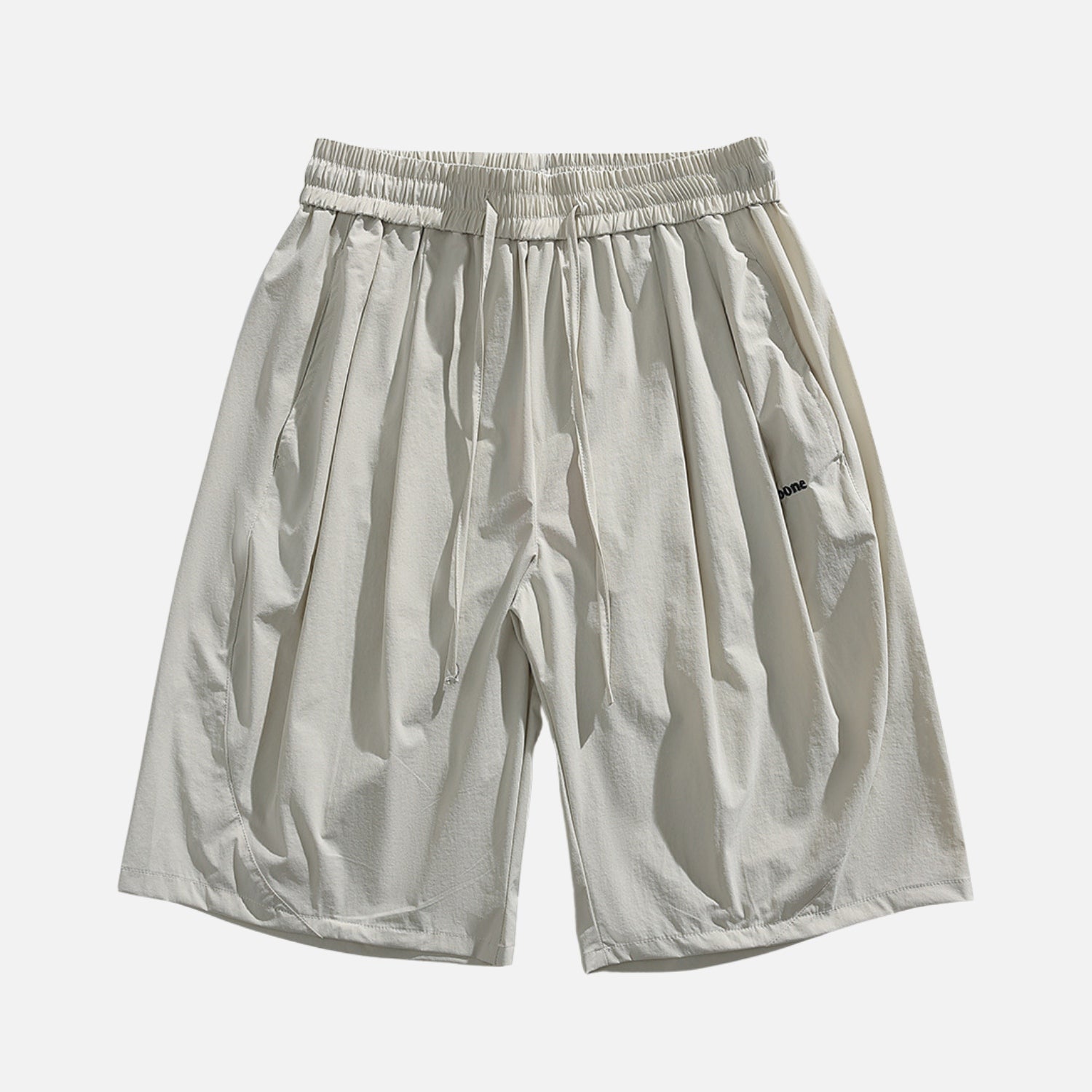 Deconstructed Embroidered Cargo Shorts