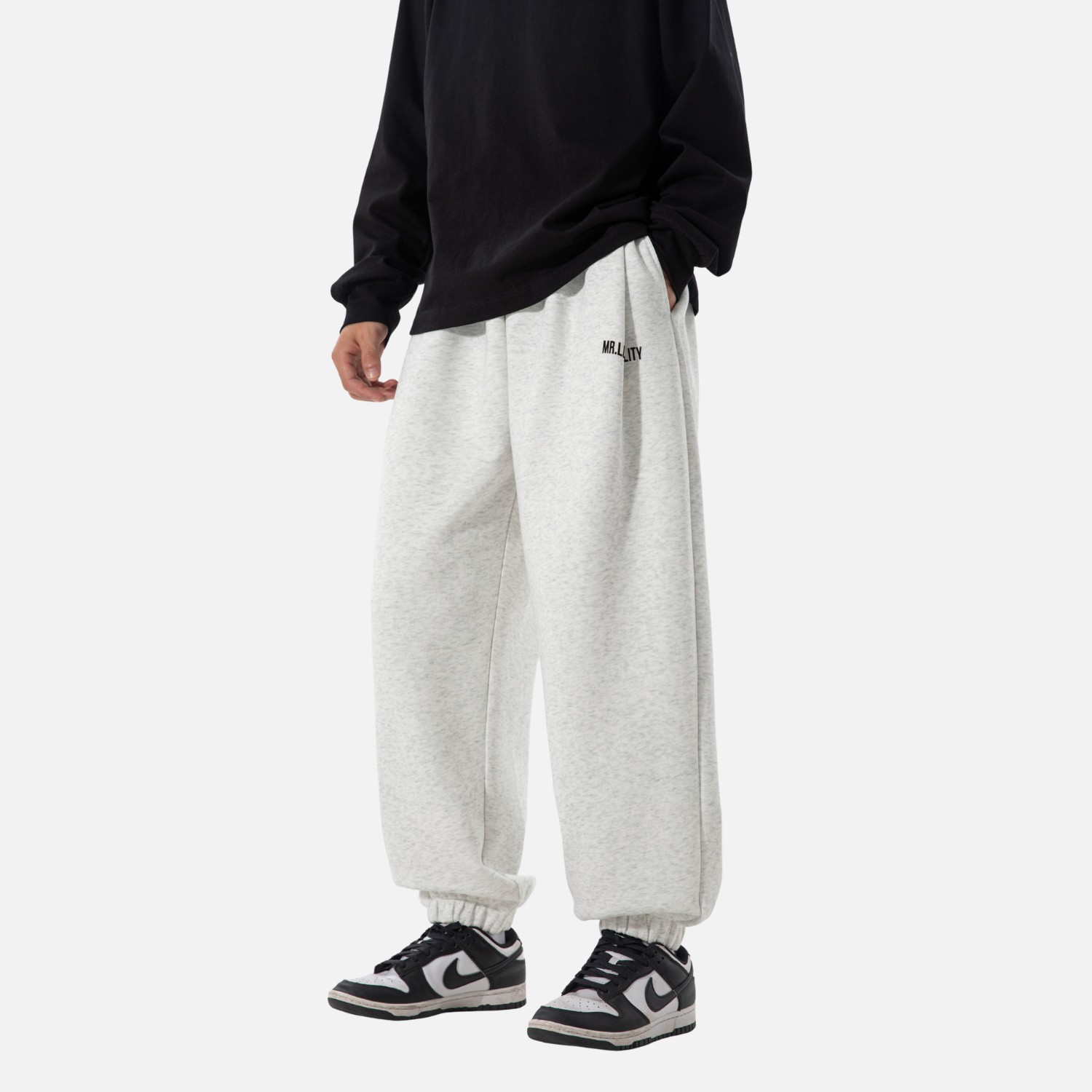 Letter Print Jogger Sweatpants