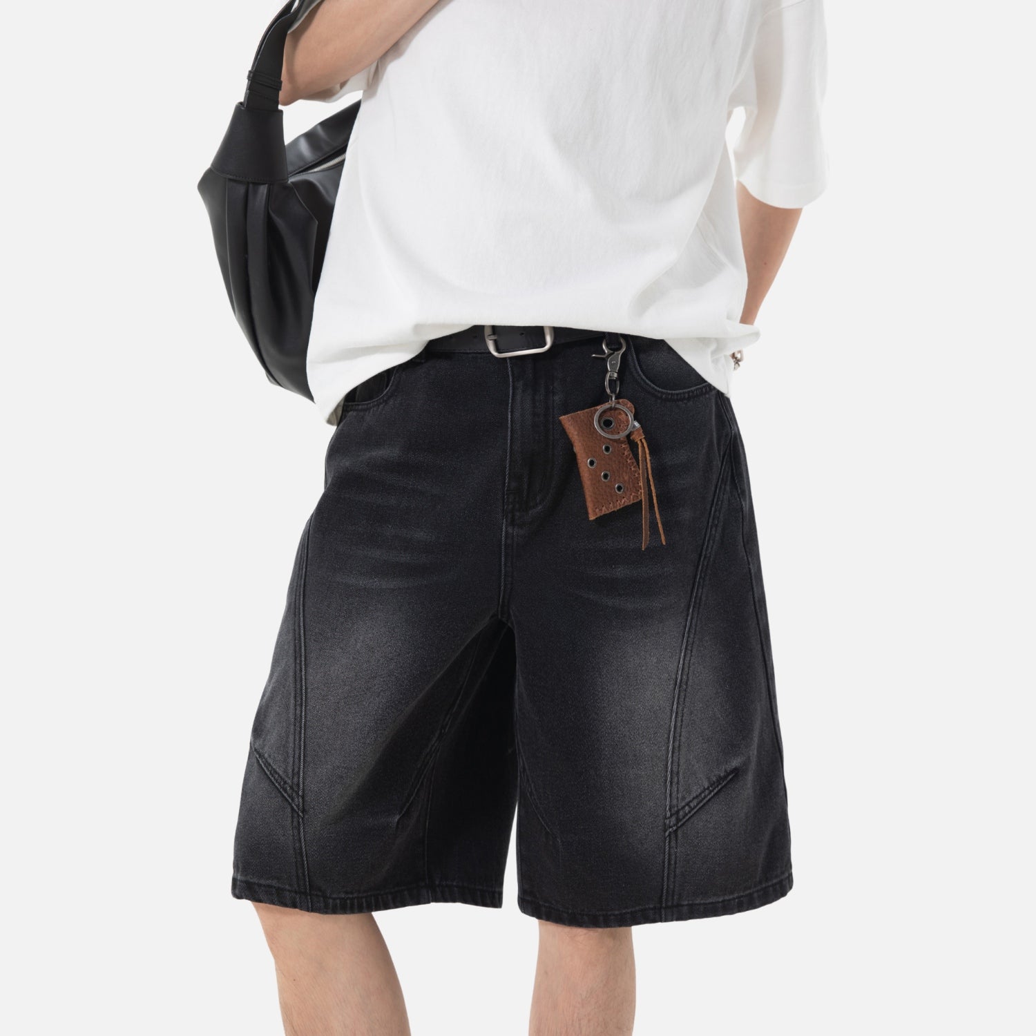 Vintage Washed Denim Shorts