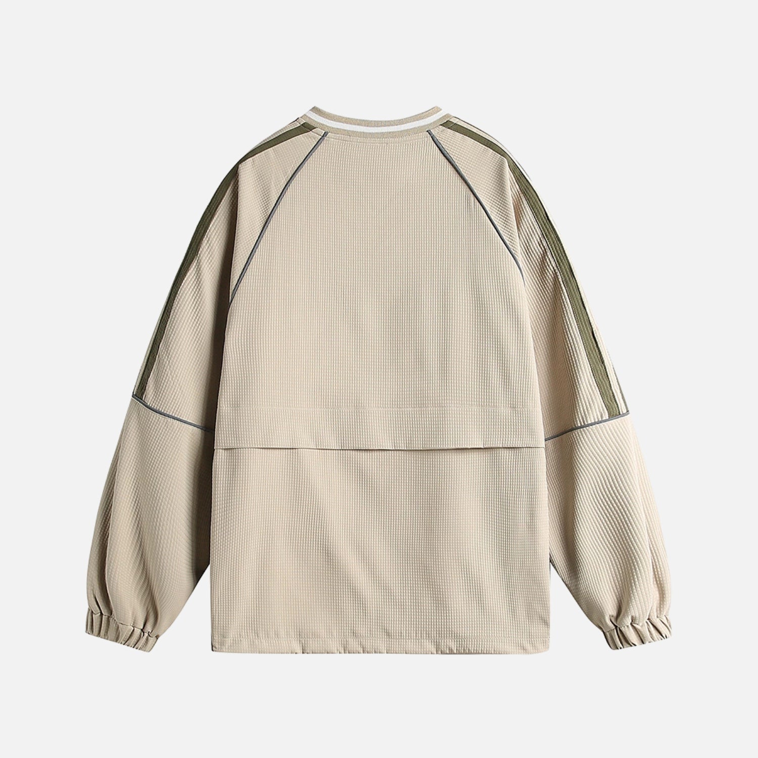 Printed V-Neck Sweatshirt