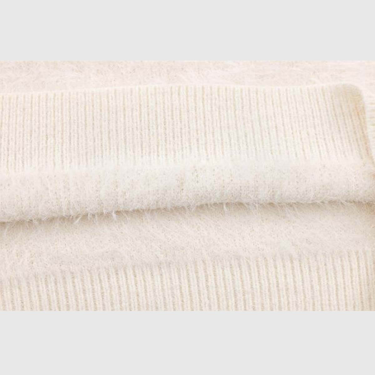 Suéter con diseño de gato peludo