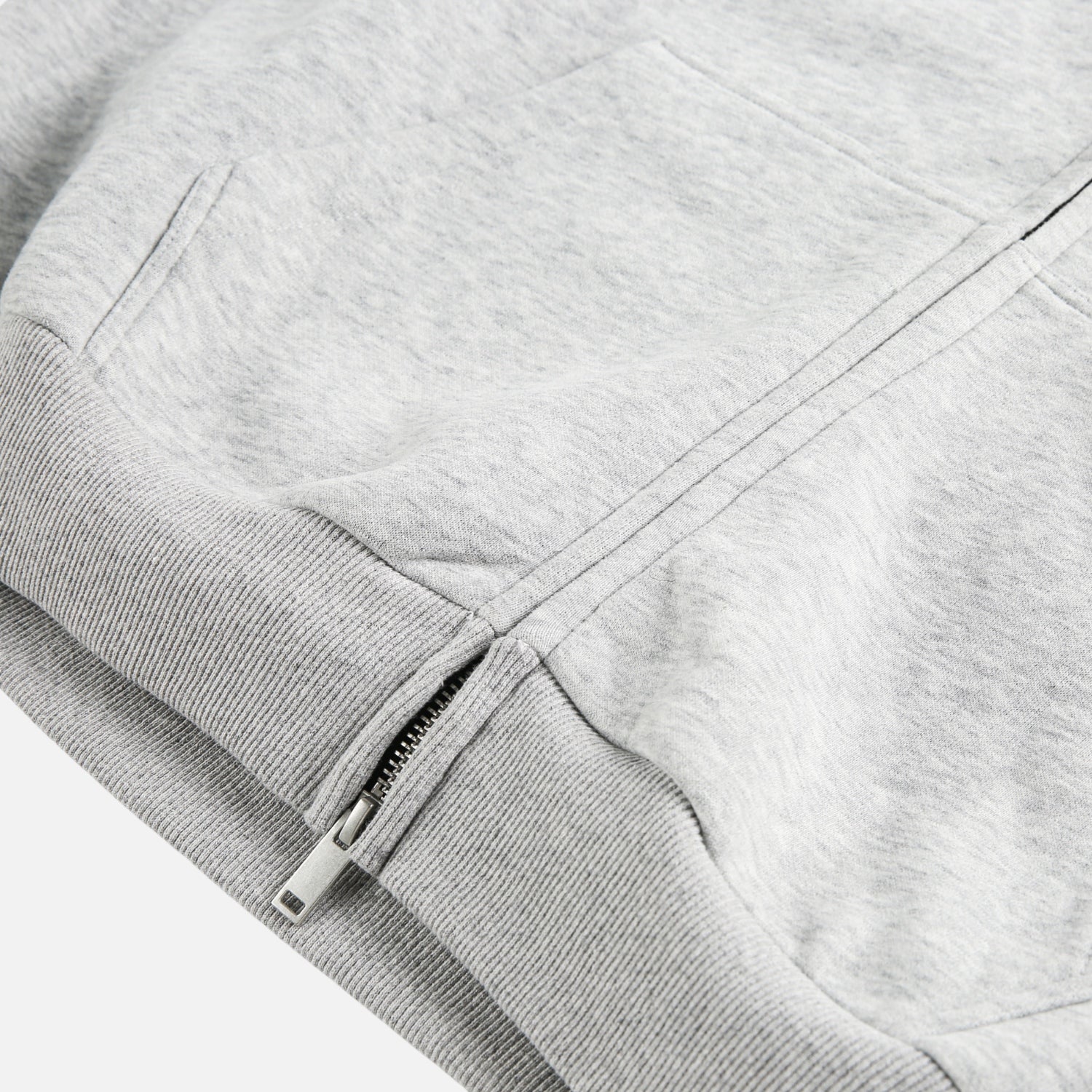 Heavyweight Colorblock Zip-Up Hoodie