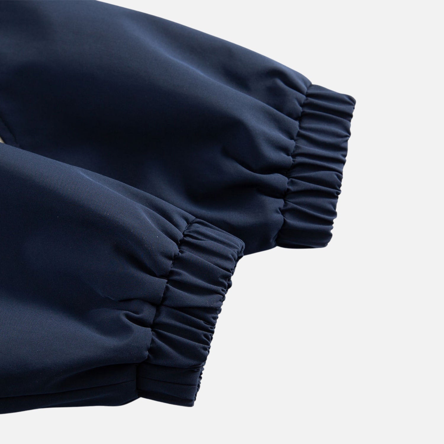 Chaqueta deportiva vintage a rayas con cuello alto