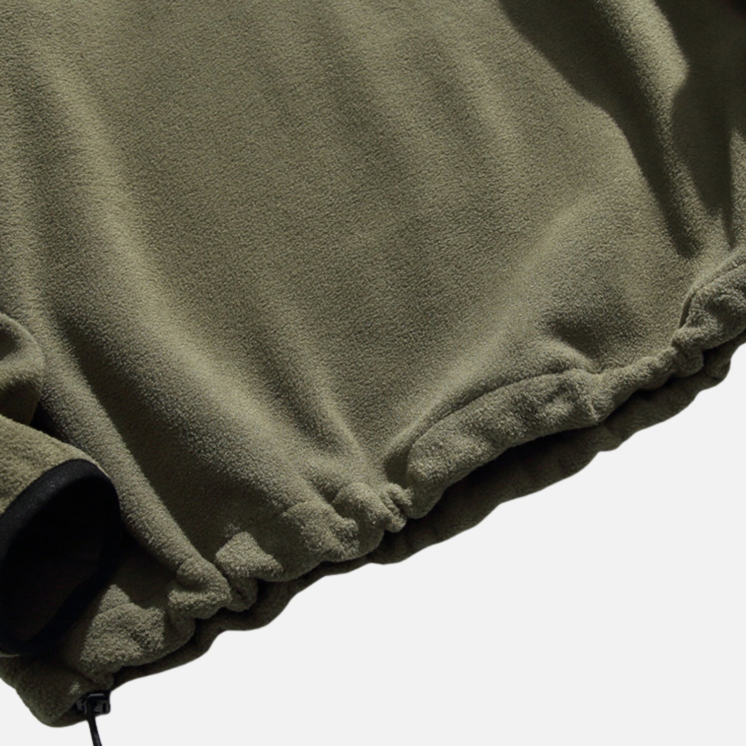 Embroidered Stand Collar Sweatshirt