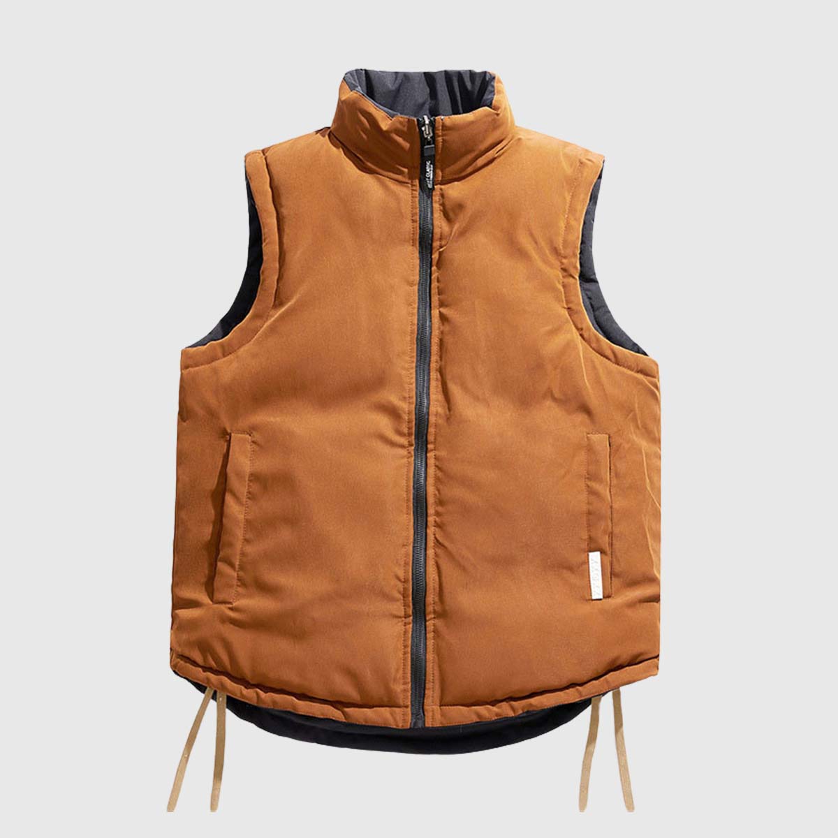 Two-Wear Puffer Vest With Bags