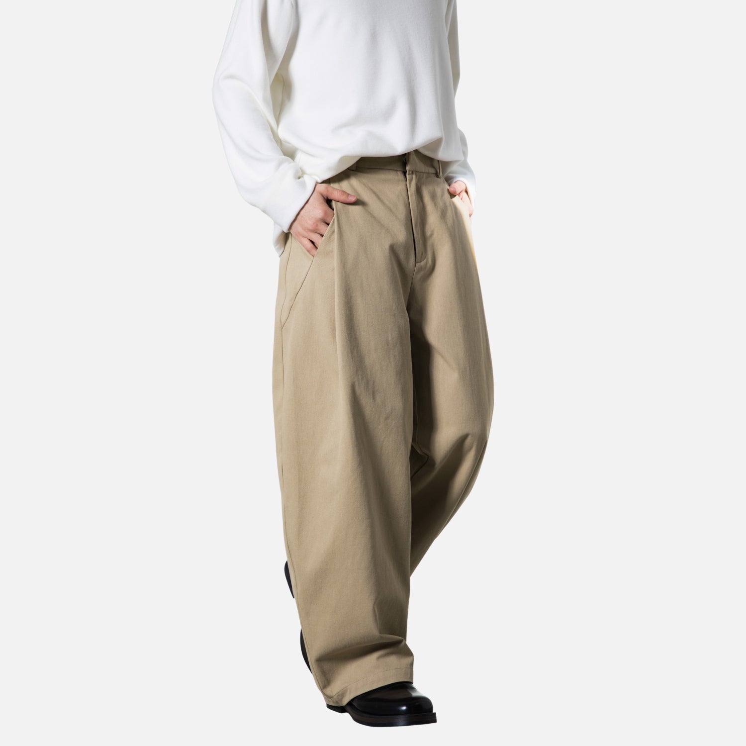 Pleated Vintage Cotton Pants