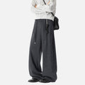 Vintage Old-Money Wool-Texture Trousers
