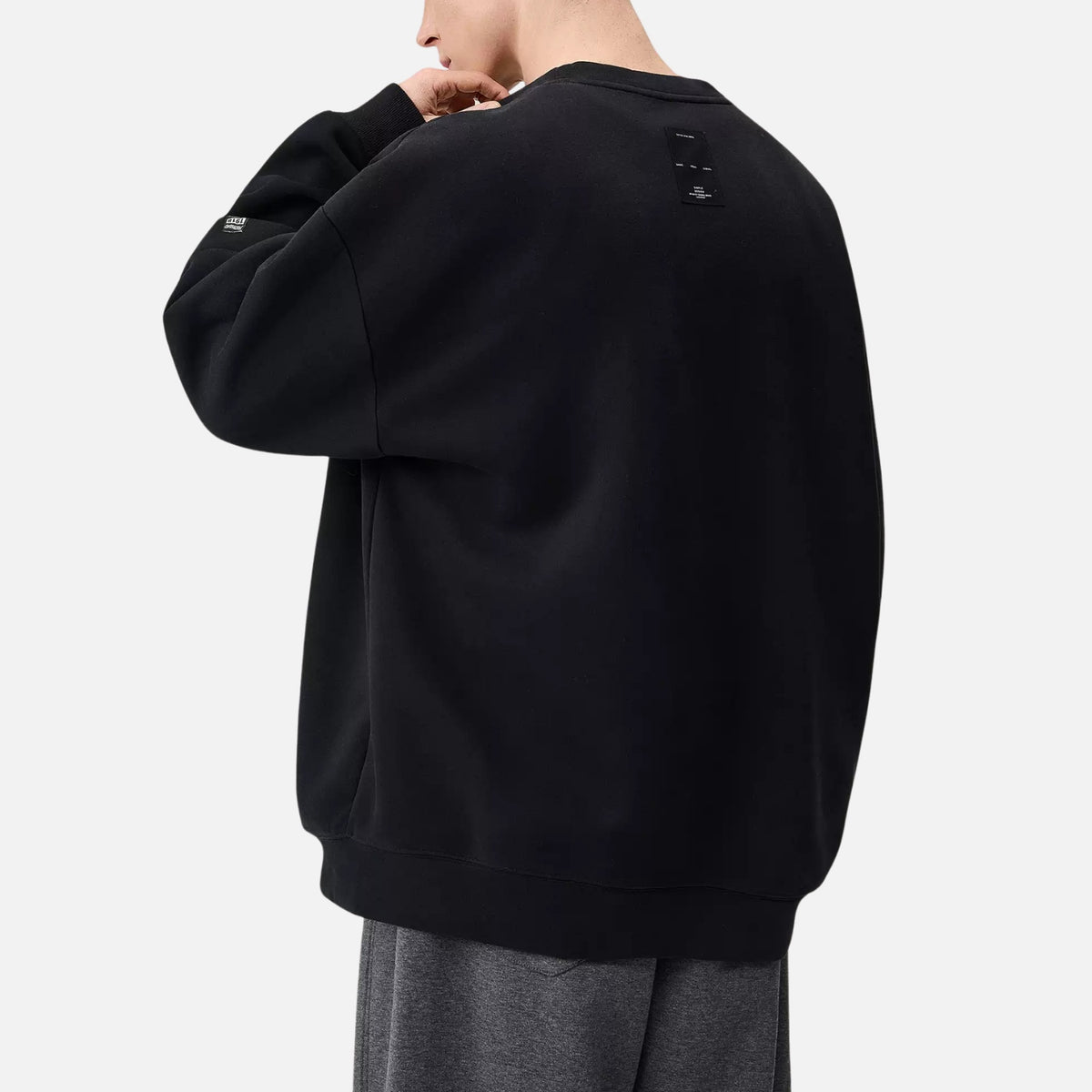 Dual-Layered Crewneck Sweatshirt