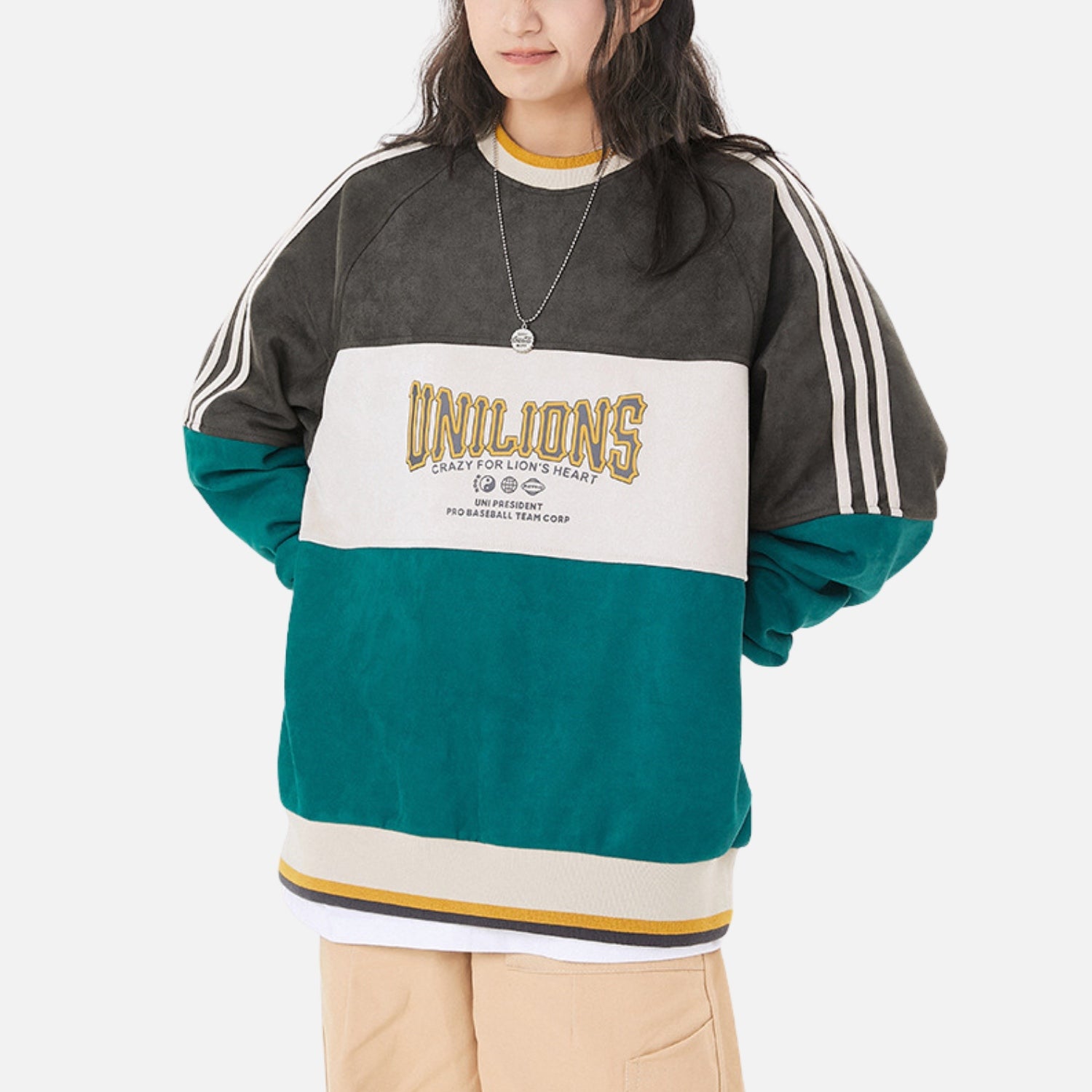 Retro Colorblock Sweatshirt