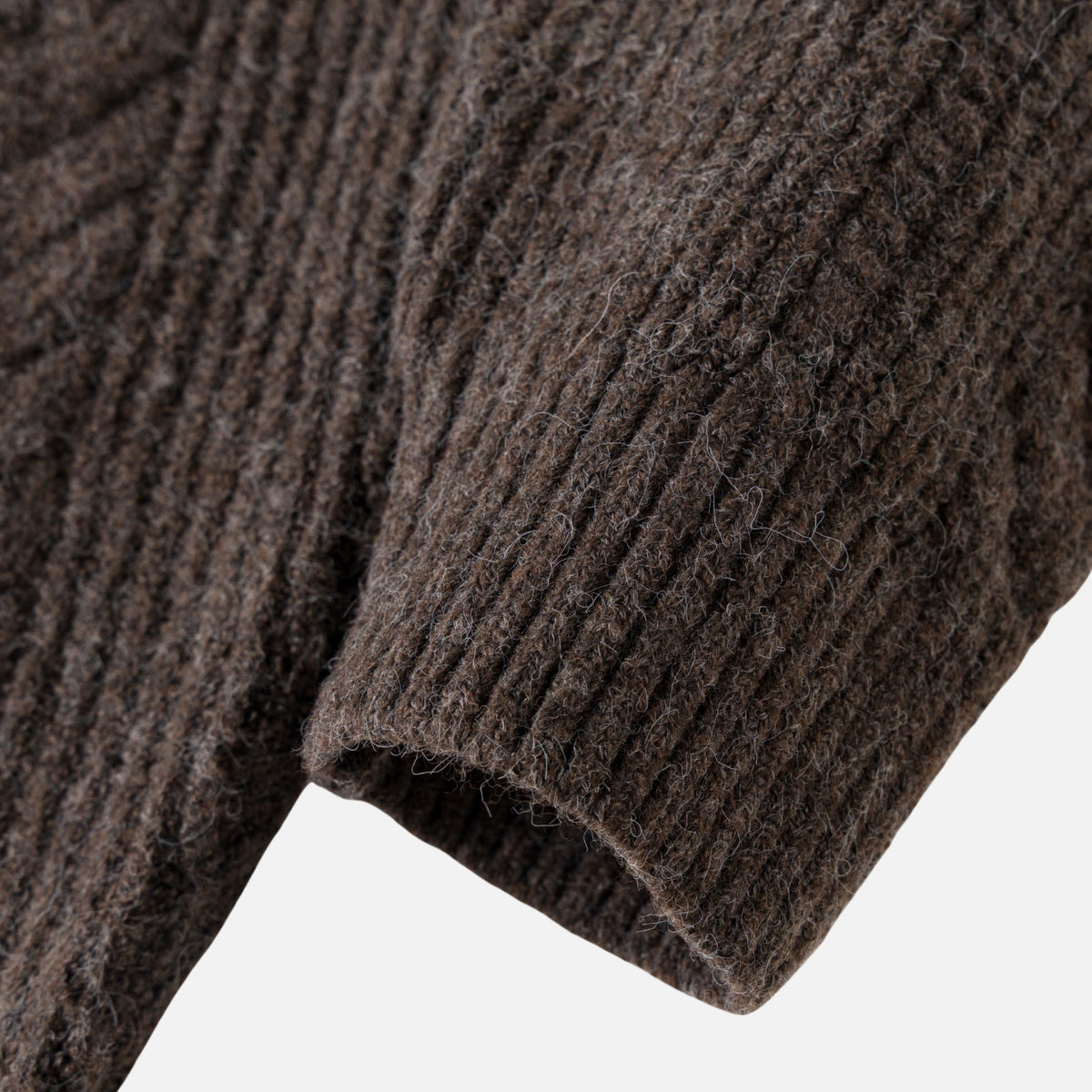 Vintage Cable Knit Zip-Up Sweater