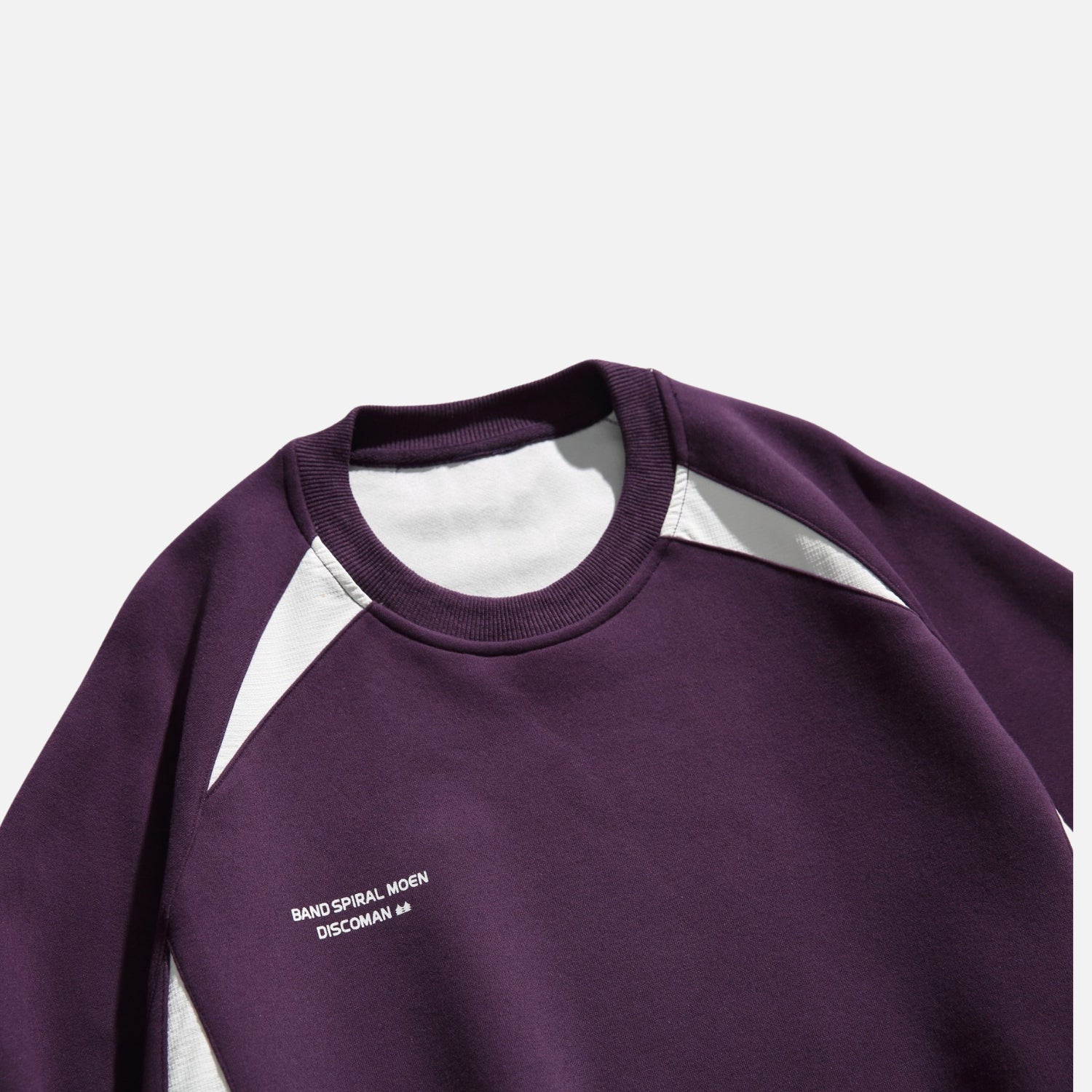 Colorblock Patchwork Crewneck Sweatshirt