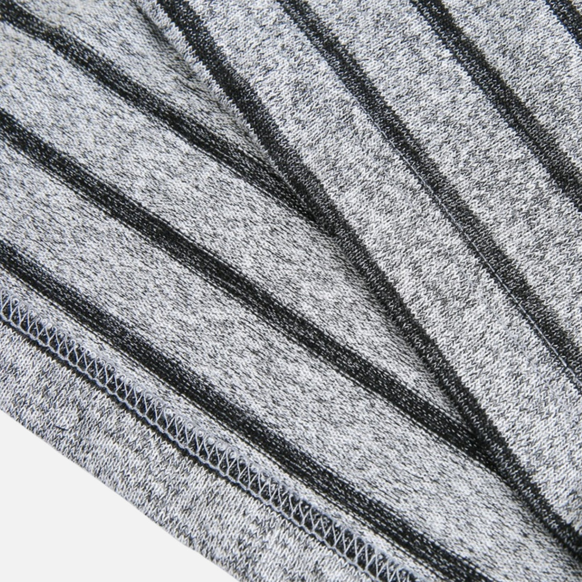Vintage Faux-Layered Henley Sweatshirt