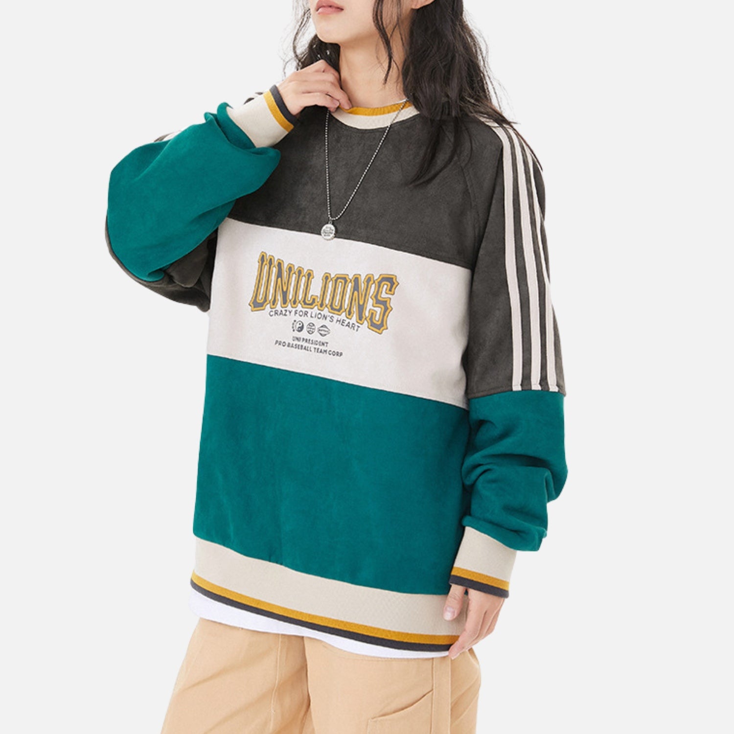 Retro Colorblock Sweatshirt