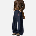 Double Pleated Baggy Jeans
