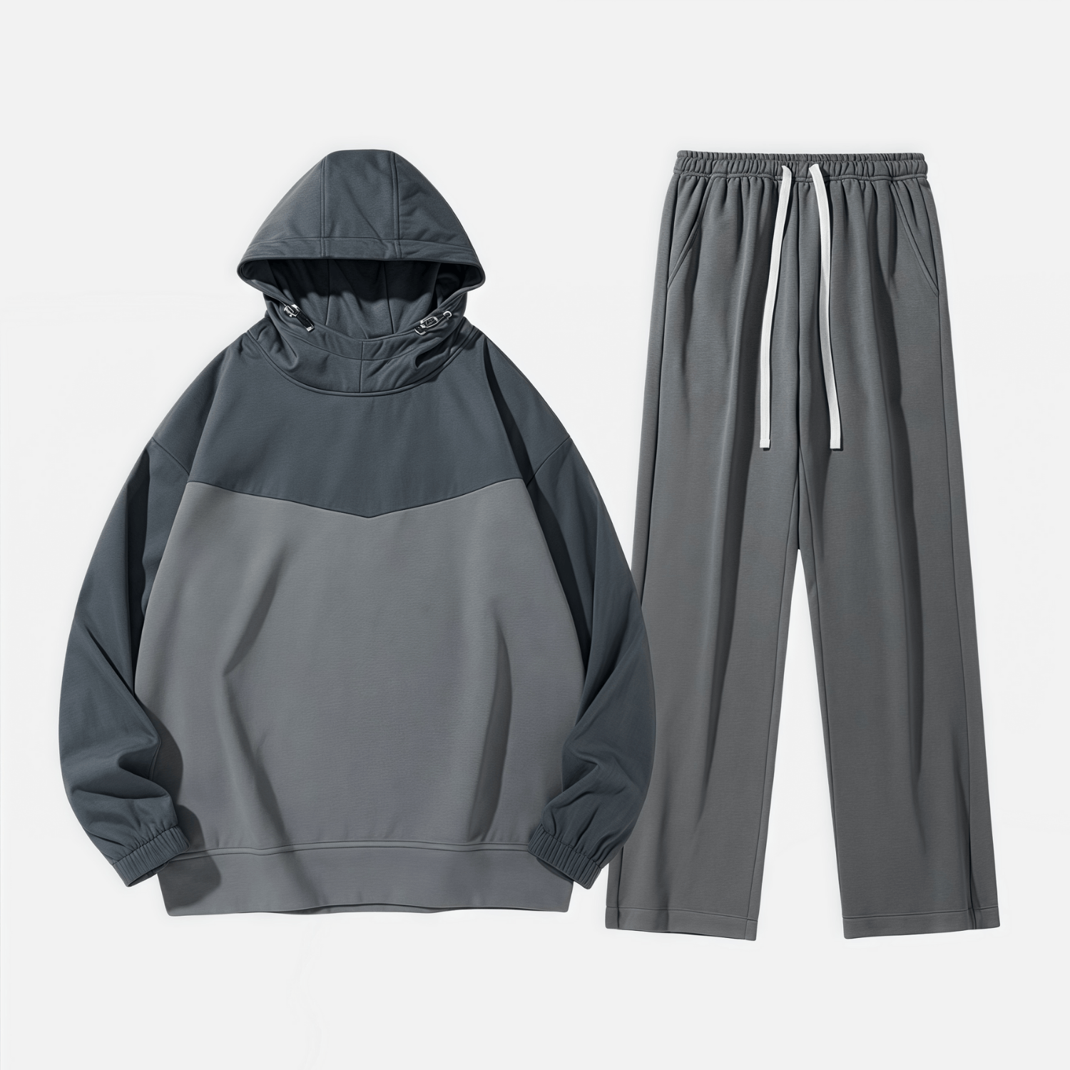 Casual Colorblock Two Piece Set