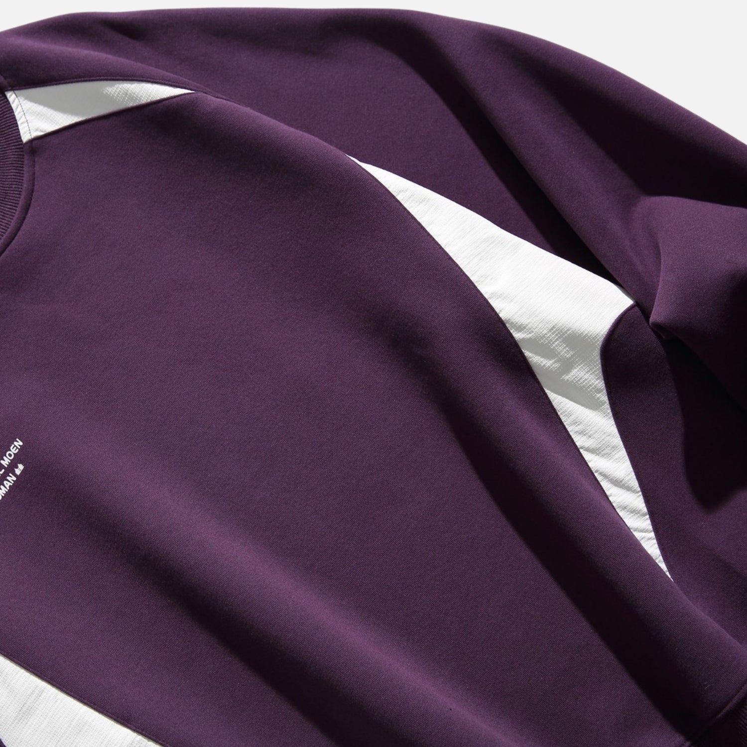 Colorblock Patchwork Crewneck Sweatshirt