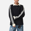 Heavyweight Textured Polo Sweatshirt