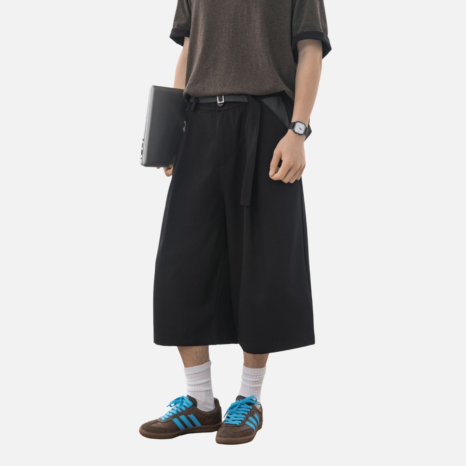 Shorts sur mesure à coupe Clean-Fit