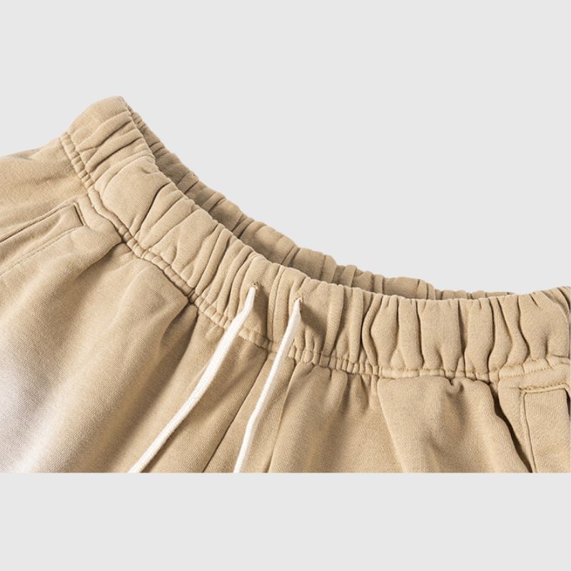 Vintage Washed Solid Color Shorts