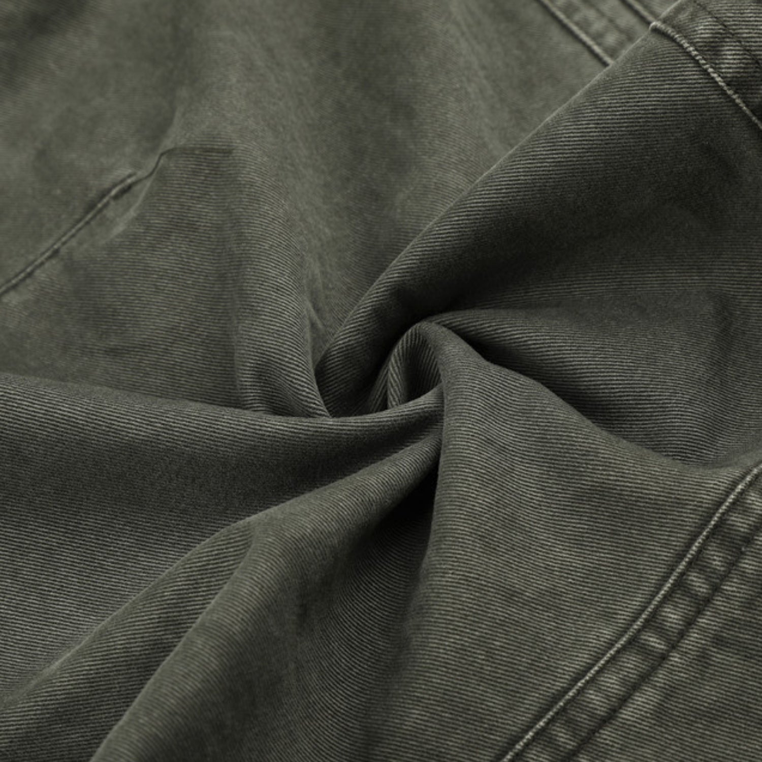 Punk-Inspired Washed Cotton Baggy Pants