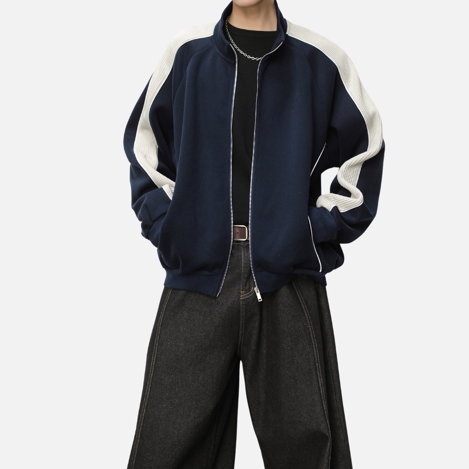 Heavyweight Raglan Zip-Up Jacket