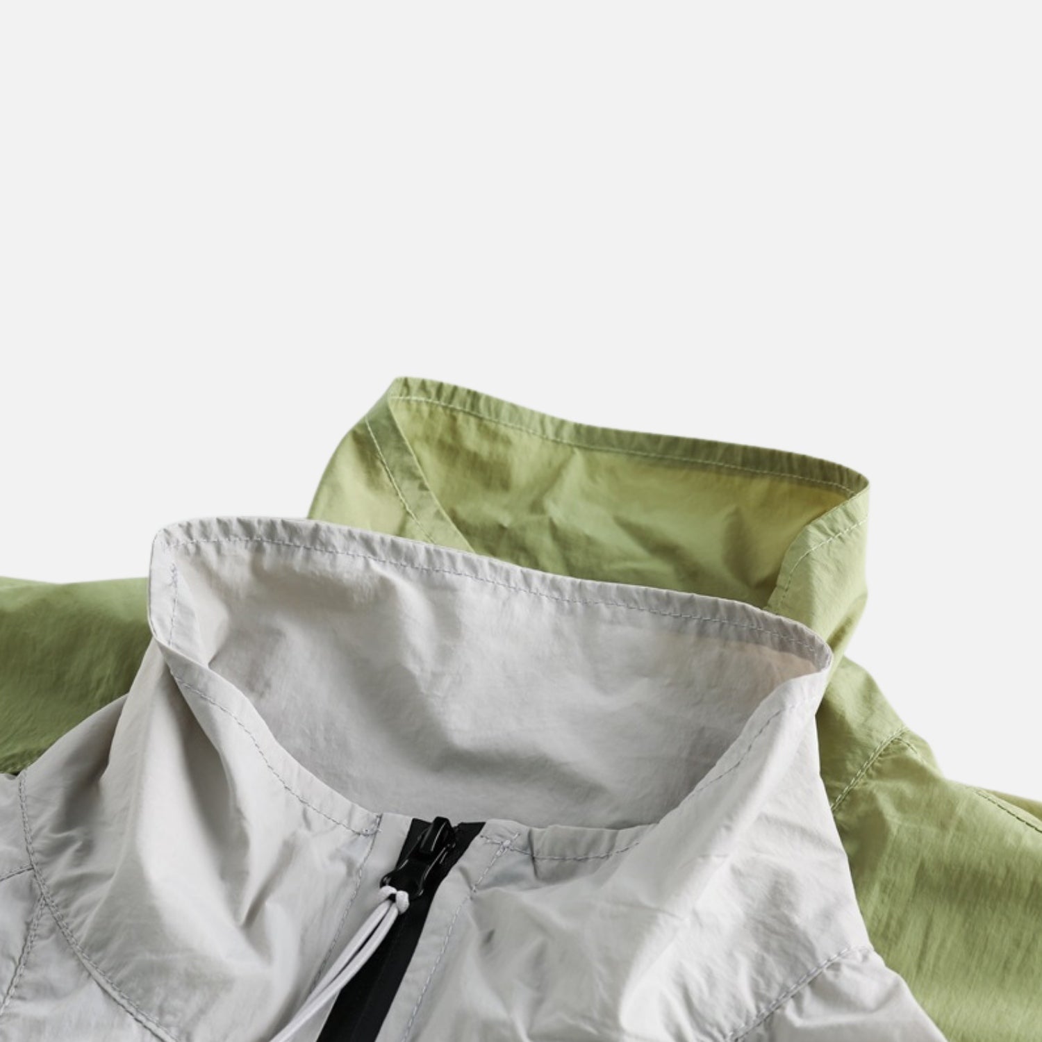 Vintage Athletic Stand-Collar Jacket