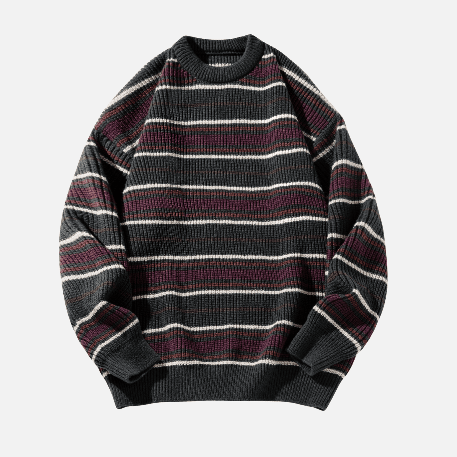 Vintage Striped Knit Sweater