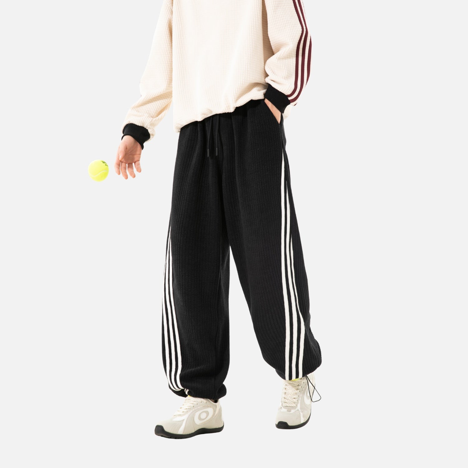 Heavyweight Contrast Track Pants