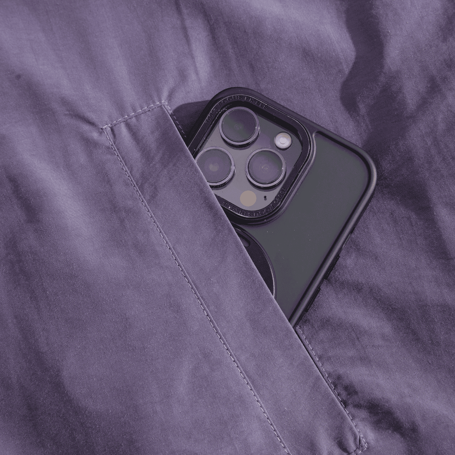 Chaqueta táctica impermeable con textura y media cremallera