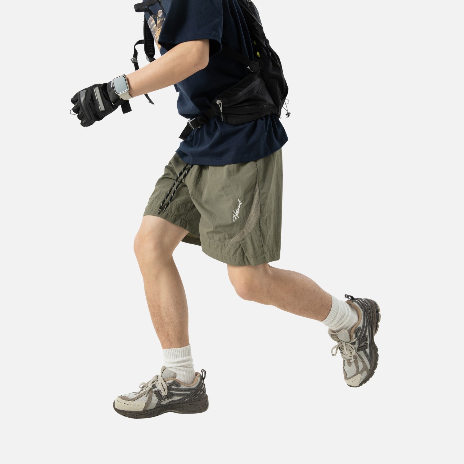 Mesh Panel Breathable Shorts