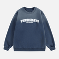 "Thursdays Nuthink" Washed Sweatshirt