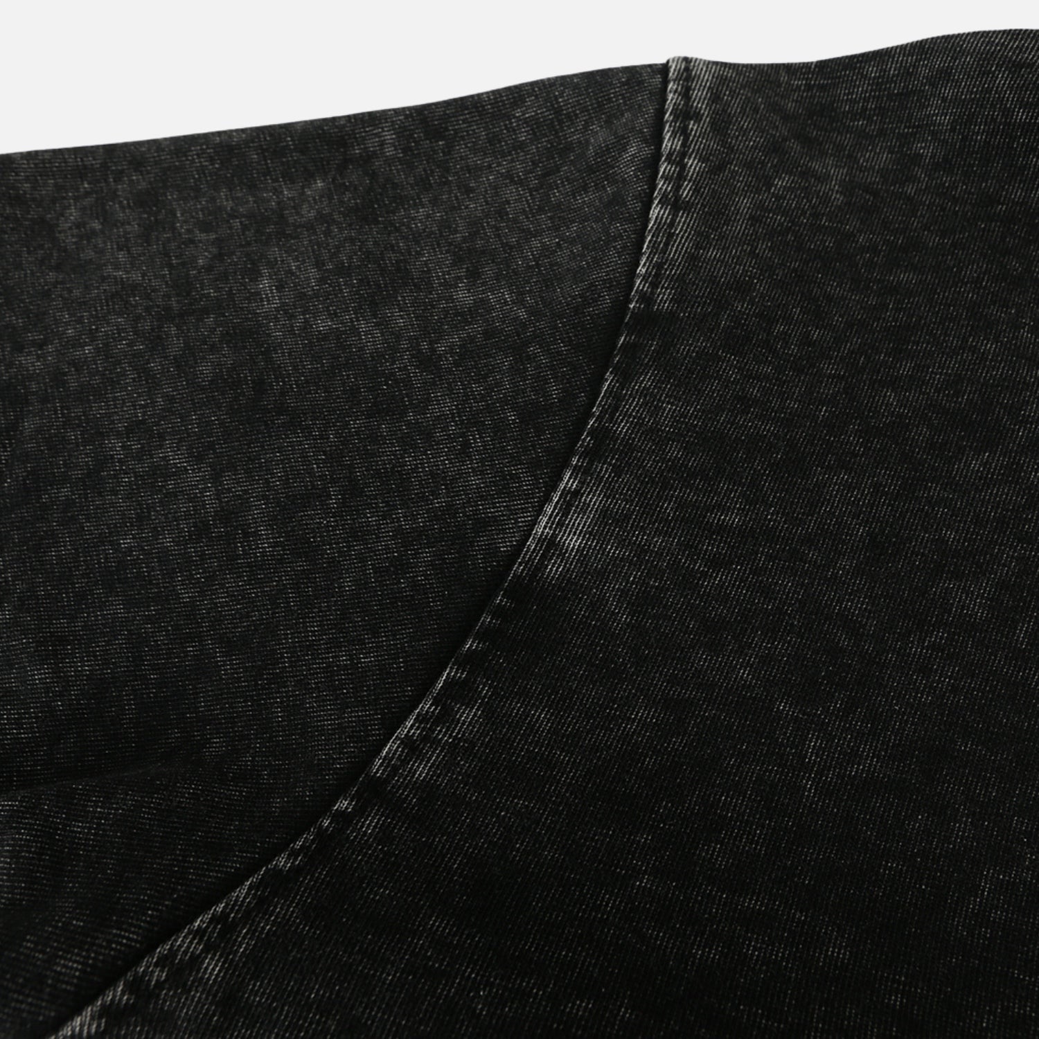 Washed Stand Collar Half-Zip Sweatshirt