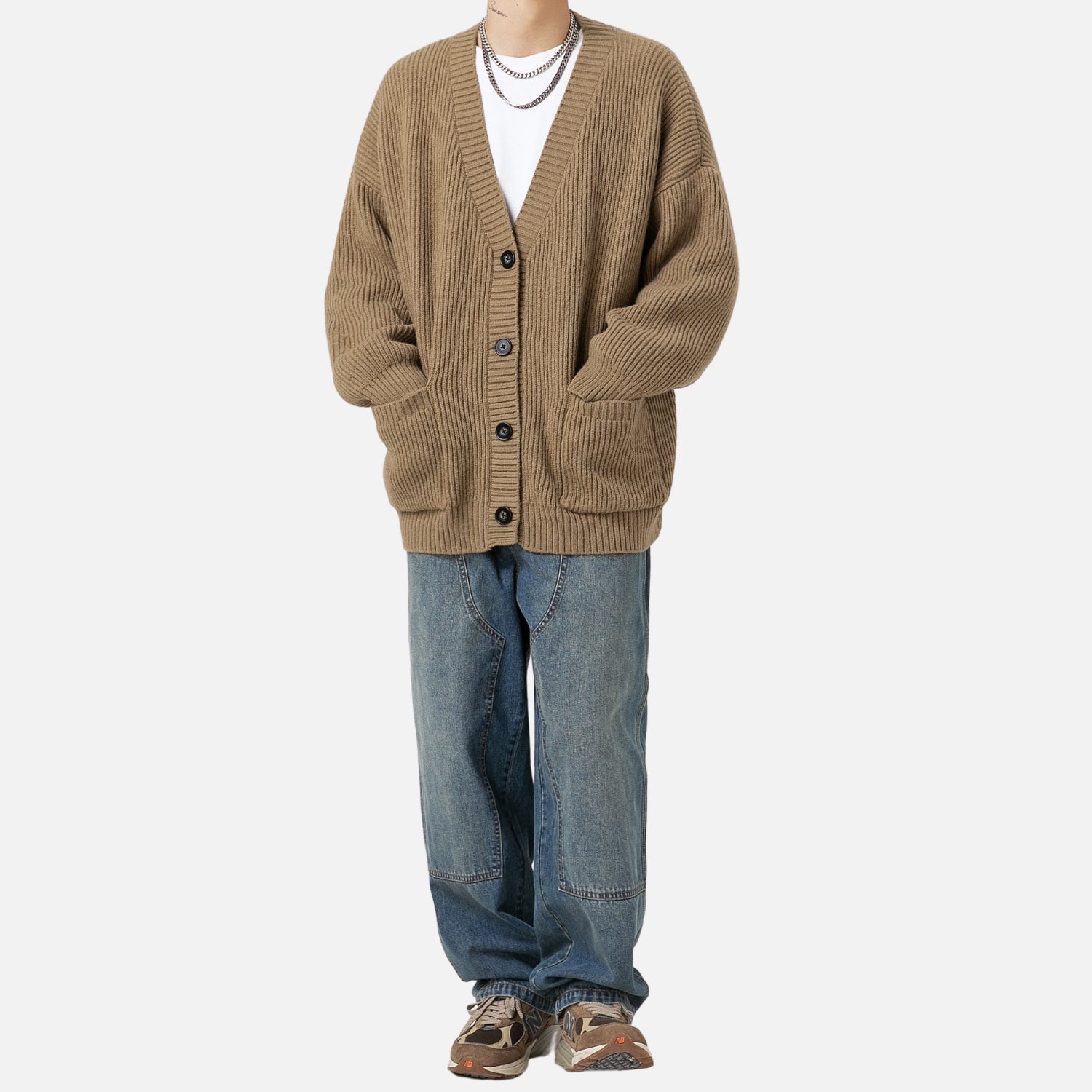 Chunky Textured Knit Cardigan